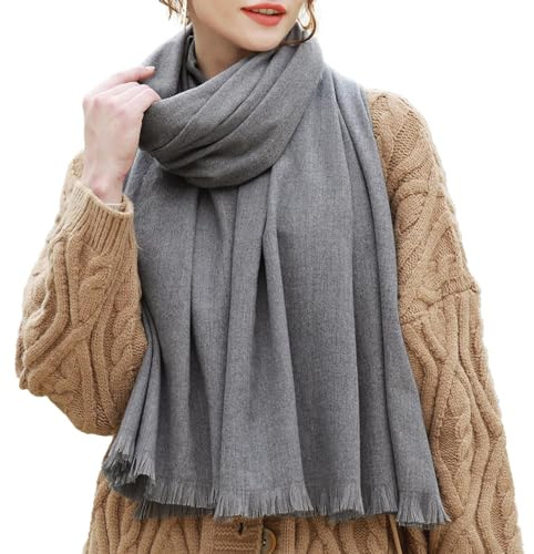 RIIQIICHY Schal Damen Winter Kuschelig, Weicher Breiter Winterschal | Kuscheliger Damenschal für Herbst und Winter, ideal als Schultertuch oder Stola für Abendkleid, Hochzeit und als Geschenk