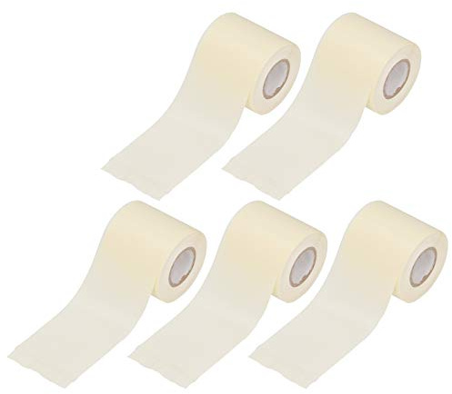 Hapivida 5 Stück Isolierband für Klimaanlage 11m × 6cm PVC Hochwertiges Isolierband Klimaanlagen Rohrband Klebeband Rohrbinderiemen zum Schutz, Bündeln und Reparieren von Kabeln (Creme)