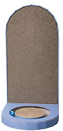 Katzenkratzbrett Kratzbrett Kratzpappe Cat Scratcher Pad Recycling Wellpappe Lounge Bed Kratzunterlage Für Möbelschutz Katzen Kratzmatte Kratzbretter (Color : Blu)