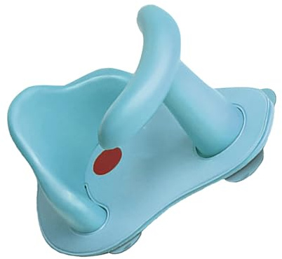 Babybadewannensitz mit Kissen aus Pvc Blau, Rutschfest | Duschstuhl für Kinder, 1 Stück, Einfache Handhabung, Stabiler Halt, Passend für Badewanne
