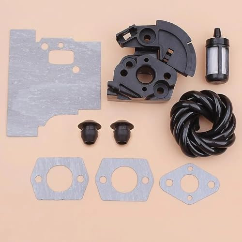 Ansaugstutzen Vergaser Flansch Dichtung for FS75 FS80 FS85 Kraftstofffilter Linie Schlauch Tülle Set Rasentrimmer Zubehör