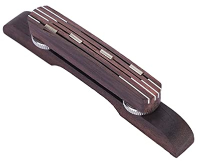 Mtlavishness Durable Rosewood Adjustable Bridge Repair Part Accessory for Mandolin Elevates Your Instrument's Sound Quality Ideal for Four String Mandolin Sessions Size