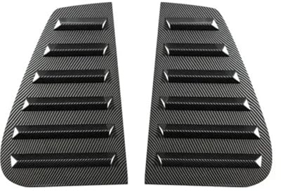 Alettone Posteriore Per Per Golf 4 MK4 1997-2006 Finestrino Laterale Posteriore Spoiler Posteriore Copertura Persiana Posteriore Spoiler(Carbon Look)