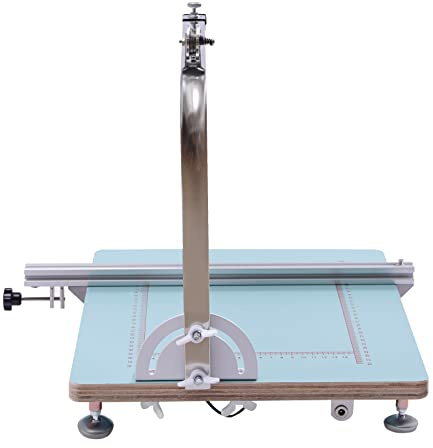 Hot Wire Foam Cutter Table Electric Cut Styrofoam Cutting Tool Tabletop Hotwire Cutter,with Four Adjustable Legs,with LED Display,for Cutting, Forming and Sculpting Other Materials