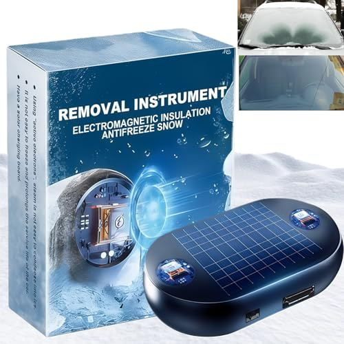 Antifreeze Electromagnetic Car Snow Removal Device,Car Accessories:Electromagnetic Wave Anti-Freeze & Snow Removal Device,Portable Car Heater & Deicer for Car Windscreen,Advanced Cars Defroster