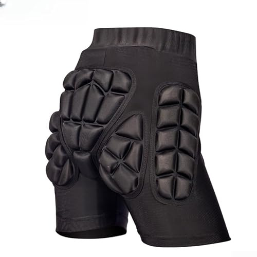 Pantalones cortos de seguridad para la cadera con amortiguación flexible de EVA para principiantes que aprenden a esquiar o patinar de forma segura (protector de cadera en L)