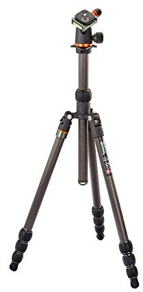 3 Legged Thing Punks Anarchy Billy – Lightweight Carbon Fibre Tripod in Matte Black (BILLYBLACK) – Compact Travel Tripod for Photography and General Use