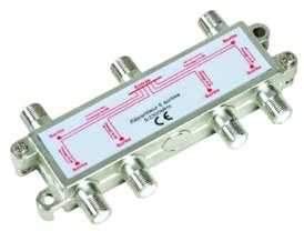 HDSAT REPARTITEUR ANTENNE TV ou Sat 1 Entree 6 Sorties 5-2300 MHz