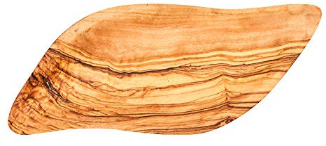 Bol env. 22 x 10 cm en bois d'olivier Dip Antipasti Bol à olivier unique Bol décoratif en bois naturel Décoration de table Bol à collation