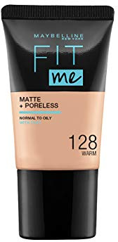 Maybelline Fit Me Matte & Poreless Liquid Foundation - Warm Nude 128