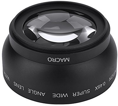 Yunir Macro Lens, Universal Conversion Lens 52mm 0.45X Magnification, Professional Optical Glass with Close-Up, Universal for
