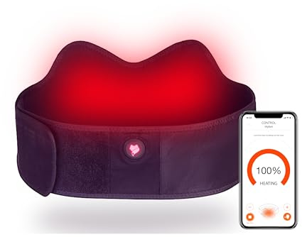 Vulpés Intelligent uppvärmt njurbälte | Värmestöd för rygg-, njur- och bäckenområdet | Smartphone kontroll | Graphene teknik | Utvecklad i Tyskland | Utan powerbank
