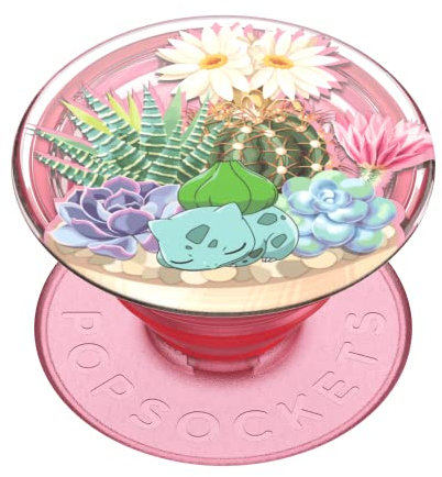 ​​​​PopSockets Phone Grip with Expanding Kickstand, Adhesive Grip, Pokemon - Bulbasaur Terrarium