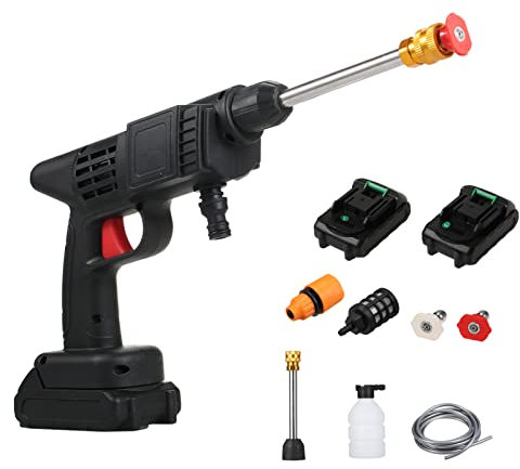 Goolsky Cordless Pressure Washer, 150PSI Portable Pressure Cleaner Handheld with Battery and Charger 24V 1500mAh Rechargeable Battery Electric Pressure Washer for Washing Cars, Watering Flowers