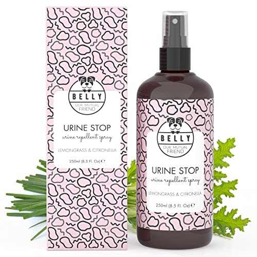 Belly Anti Marquage Urinaire pour Chien - 250ml - Non Tachant - Action Longue Durée - Spray Éducateur & Anti Urine Chien - Usage Intérieur & Extérieur - Fabriqué en Allemagne