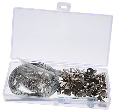 Gadpiparty 1 Schachtel Bilderhaken Nagel-kit Haken Zur Wandmontage Haushaltswerkzeugsatz Für Zu Hause Bild Montageset Spiegelhaken Rahmen Nagelzubehör Zange Metall Mehrzweck