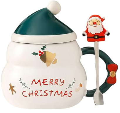 Weihnachts-Teetasse – 500 Ml Keramik-Kaffeetasse, Weihnachtstasse | Weihnachtsbecher, Personalisierter Weihnachtsbecher, Lustiger Weihnachtsbecher, Saftbecher Für Schulmittelstücke