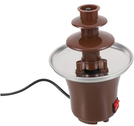 OFFSCH Máquina De Fuente De Chocolate para Fondue De Fondue De Máquina Fuente De Cascada De Chocolate para Fiestas Familiares De Calidad