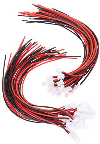 PartyKindom 20pcs Spacing Terminal Wire Connecting Wire Male Female Plug Connector Lead for Printer Extension