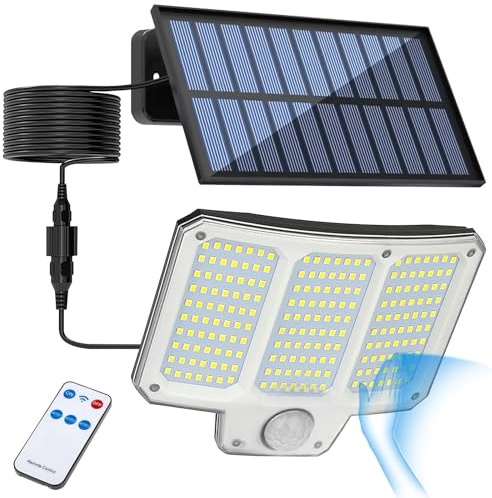Solarlampen für Außen Innen,Solarleuchte mit Fernbedienung,222 LED Solar Hängelampen mit Bewegungsmelder,3 Modi Solarlampen für Außen Hängend,IP65 Wasserdichte Solar Pendelleuchte für Garten Terrasse