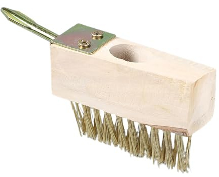 Strumento di rimozione del muschio per pavimentazione – Testina per diserbo | Multifunzionale a 45 gradi per pavimentazione a , scopa manuale per fessure, spazzola con setole metalliche