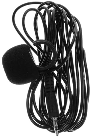 Abaodam Wired Instrument Recording System Mini Lavalier Microphone for Flute Harmonica Saxophone 1.5m Cable Versatile Instrument Audio Enhancer for Live Performances