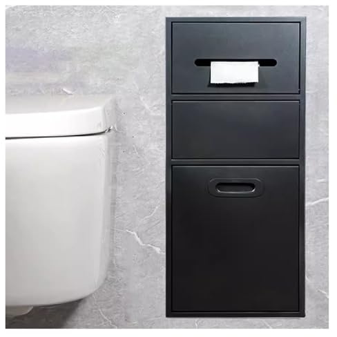 Baodiale Stainless steel recessed shower niche with door for bathroom