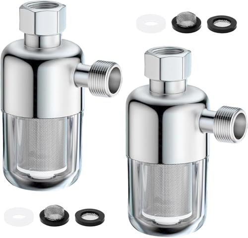SZSMW 2 pezzi Filtro Doccia - Filtro Anticalcare Doccia - Filtro Acqua Doccia - Adatto per La Maggior Parte Degli Scaldabagni, Ideale per La Doccia In Case, Hotel, Palestre E Altri Luoghi
