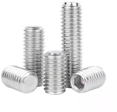 Gewindestift mit feinen Zähnen und flachem Ende aus Edelstahl 304 – M3 M4 M5 M6 M8 M10 M12 M14 M16 for elektrische DIY-Projekte(25mm,M14x1.5(1pcs))