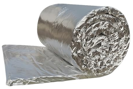 Coperte Isolanti In Fibra Ceramica Resistente Alle Alte Temperature, Materiali Isolanti Ignifughi, Rotoli Isolanti In Silicato di Alluminio, Adatt(Size:61cm*7.2m(2*23.6ft),20mm(0.78in),Color:Due lati)