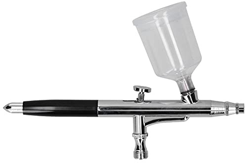 Cocoarm Kit de Aerógrafo Cepillo de Aire de Latón 0,3 Mm G1 8 Pistola Rociadora con Copas Superiores 7CC 13CC Control de Gatillo para Pintura DIY Modelo de Pulverización Impresión Decoración del Hogar