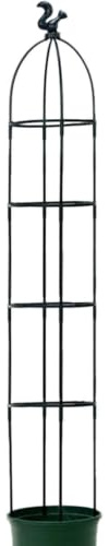 Treillis De Jardin pour Grimpantes | Obélisque Tour Verticale, Supports Vigne Rose pour Vignes Et Fleurs, 25,4 Cm Diamètre