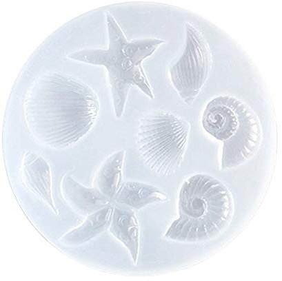 Healifty Gießformen Silikon Harz Casting Form Backen Form Schmucksache Formen Seestern Seemuschel Schnecke Form