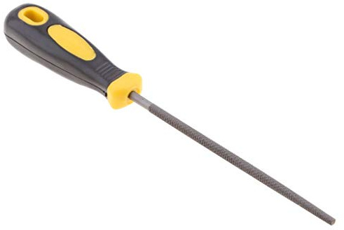 Tenlacum Lime ronde professionnelle en acier carbone pour ébavurer, façonner et aiguiser 15,2 cm