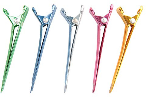 Clip parrucchiere piccola 50 pezzi Clip a becco d'anatra divisibile per accessori per acconciature fai-da-te per presa per capelli