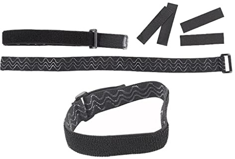 Sharplace Elastische riemen, Verstellbare Knie-gurte, Unsichtbarer Haltegurt für, Stiefelgurte + 12 Aufkleber