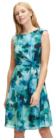 Vera Mont Damen Cocktailkleid mit Bindegürtel