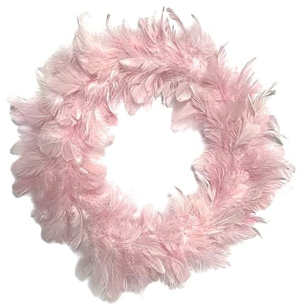 Exner GmbH Federkranz Pink Hänger Ostern Deko 35 cm