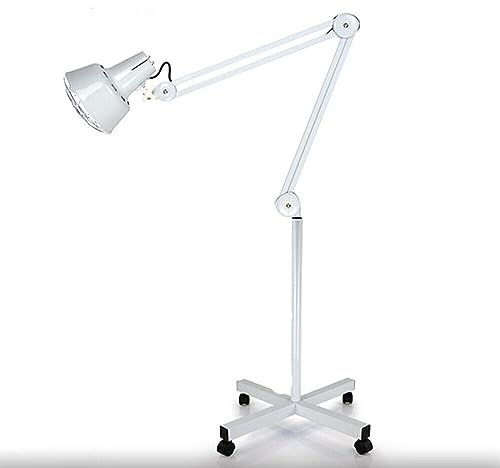 Queeucaer Infrarottherapie Infrarotlampe Infrarotstrahler Infrarot Lampe mit Bodenstativ Rotlichtlampe Wärmelampe Therapielampe Heizlampe Wärmetherapie Heizung Rotlicht 275W