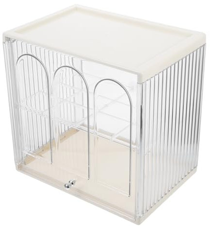 Amosfun Homemade Bread Storage Extra Large Bread Box Transparent Window for Kitchen Countertop