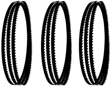3 Stück 1810 x 6 x 0,35 mm Bandsägeblätter 4 TPI for Metabo BS 5370, BS 5378 for Kurvenschnitte