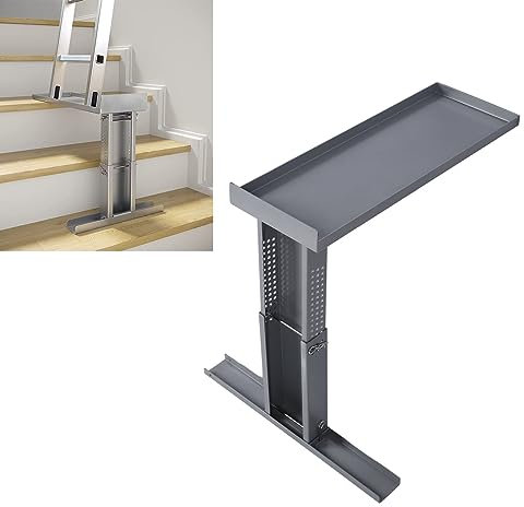 Ladder Leveller for Stairs, Leg Stabilizer Tool Standoff Bracket with Non Slip for Safe Stair Extension Ladders Stair Leveling Tool