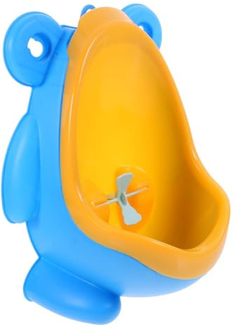 Urinale da Addestramento per Bambini 1 Pezzo Blu in Pp | Forma Cartone a Rana, per Bagno, Aiuta L’abitudine Autonoma, Design Salvaspazio per Ragazzi e Bimbi Stile Casuale