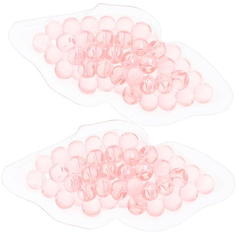 ULTECHNOVO 2 Stück Gel Lippenpads Tpu Kühlkompresse Wiederverwendbar Für Trockene Lippen Zuhause Büro