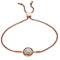 Emporio Armani Bracelet for Women , Length: 165-235mm / Size: 12x12x3mm Rose Gold Stainless Steel Bracelet, EGS2568221
