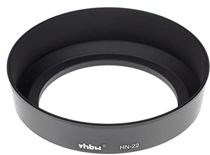 vhbw Paraluce compatibile con Nikon Nikkor AF 35-70mm f/2.8 D, Nikkor AF 35-70mm f/3.5-4.5 62 mm obiettivo nero, metallo, rotondo, 8,5 cm