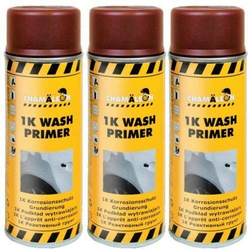 Chamäleon Etch Primer Washprimer Spray 3 x 400ml Korrosionsschutz Säureprimer Grundierung