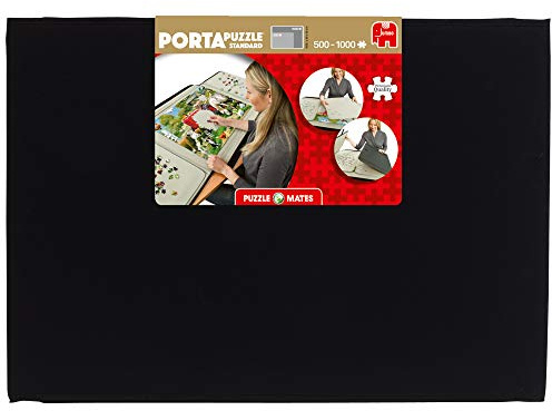 Puzzle Mates Portapuzzle - Grande tavola da puzzle in feltro antiscivolo e lavagna portatile fino a 1000 pezzi, leggero, facile da riporre, organizer e organizer - Dimensioni 57 x 80 cm - Jumbo