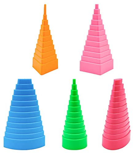 VOANZO 5 Stück Quilling-Werkzeug zum Quilling-Papier, 5 Formen für die Herstellung von Papierstreifen, Papier, Falten und Basteln