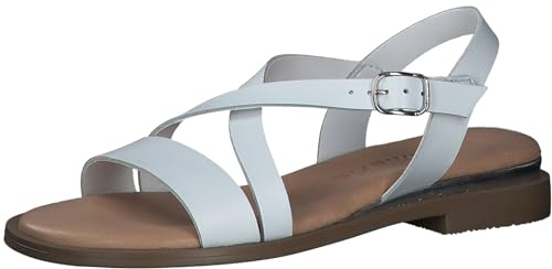 Tamaris dam 1–28111-42 sandal med klack, Vit, 37 EU
